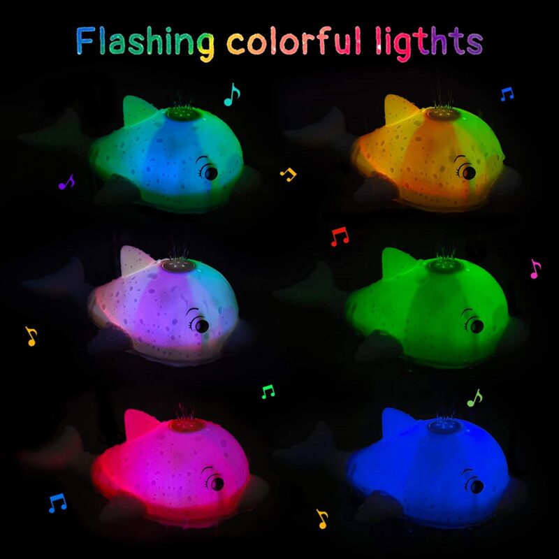 Jucarie de baie Delfinul stropeste are Muzica si lumina