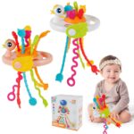 Jucarie senzoriala pentru copii cu corzi de tragere