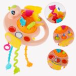 Jucarie senzoriala pentru copii cu corzi de tragere