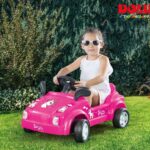 Masina cu Pedale Volan Oglinzi Unicorn Roz Dolu