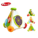 Piramida muzicala lemn cu activitati educative copii