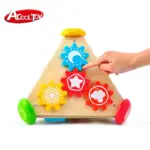 Piramida muzicala lemn cu activitati educative copii