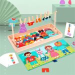 Puzzle Imbraca Familia Invata sa intinzi rufele la uscat