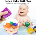 Set 9 cuburi moi din silicon pentru bebelusi