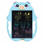 Tableta scris-desen LCD Buton stergere Purcelus pentru copii