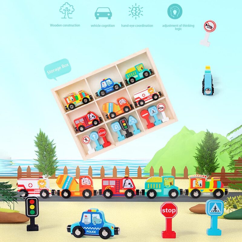 Trenulet magnetic Vehicule interventie Semne circulatie