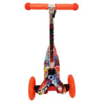 Trotineta Portacaliu 3 Roti Luminoase din silicon copii tricicleta