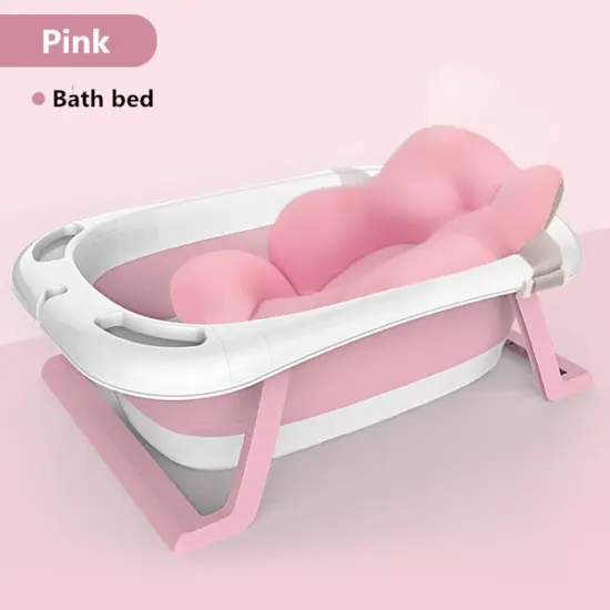 Cadita de baie cu suport din burete si termometru pliabila