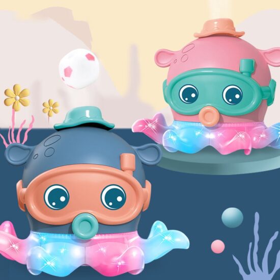 Caracatita interactiva Muzicala Luminoasa sufla mingea