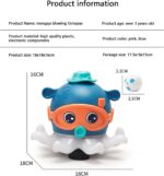 Caracatita interactiva Muzicala Luminoasa sufla mingea