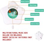 Carusel muzical Steluta cu animale Proiector mobil