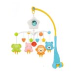 Carusel muzical Steluta cu animale Proiector mobil