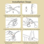 Carusel muzical Steluta cu animale Proiector mobil