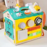 Casuta Montessori Busy Board Jocuri educative copii