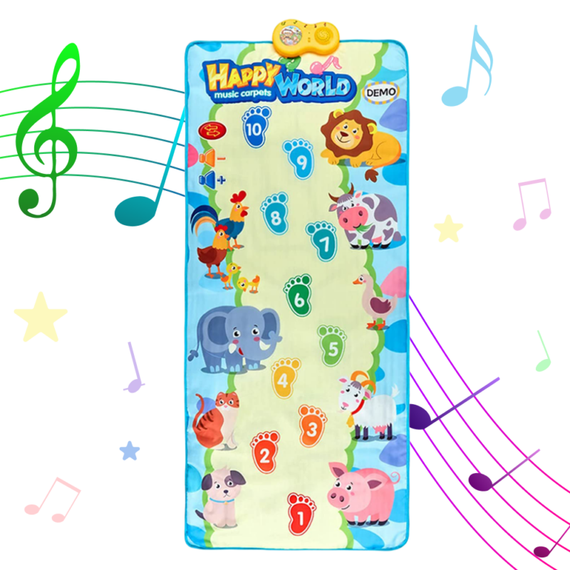 COVORAS INTERACTIV SI EDUCATIV 158 X 70 CM, CU 28 DE SUNETE SI MELODII