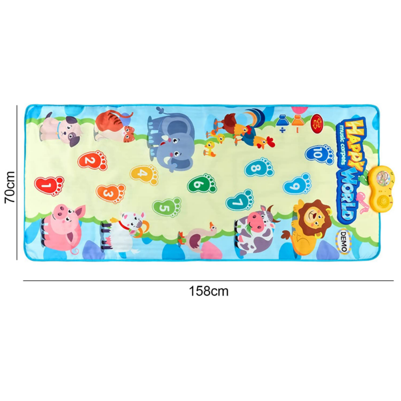 COVORAS INTERACTIV SI EDUCATIV 158 X 70 CM, CU 28 DE SUNETE SI MELODII