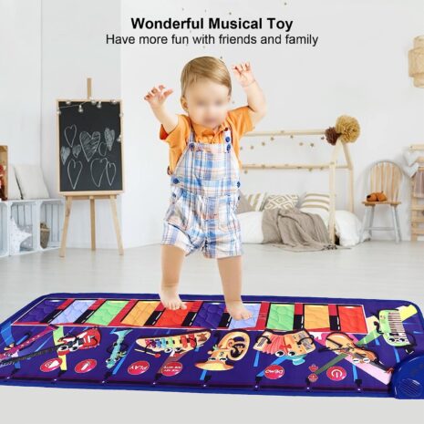 Covoras muzical Pianul interactiv cu diferite instrumente