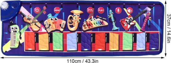 Covoras muzical Pianul interactiv cu diferite instrumente