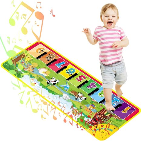 Covoras muzical cu Tastatura de pian si Cifre de la 1-9