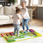 Covoras muzical cu Tastatura de pian si Cifre de la 1-9