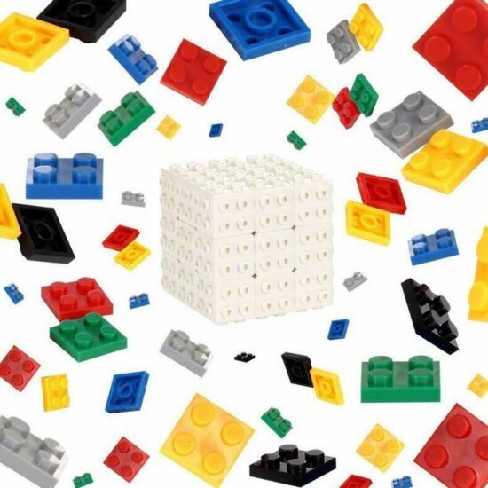 Cub Rubik Cuburi lego Jucarie creativa Puzzle 3x3x3