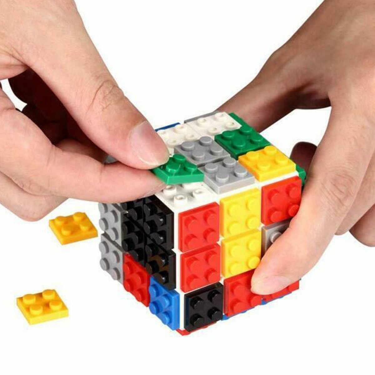 Cub Rubik Cuburi lego Jucarie creativa Puzzle 3x3x3