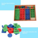 Joc Montessori Invatarea matematicii cu cilindri colorati