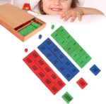 Joc Montessori Invatarea matematicii cu cilindri colorati
