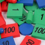 Joc Montessori Invatarea matematicii cu cilindri colorati