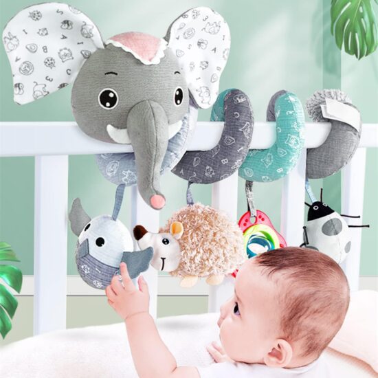 Jucarie Zornaitoare bebe Spirala pentru agatat din plus Jucarie Zornaitoare bebe Spirala pentru agatat din plus