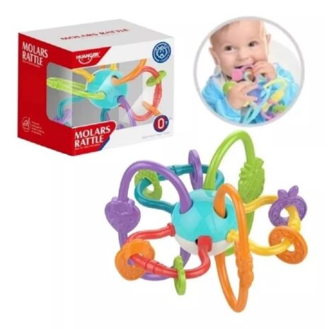 Jucarie motrica dentitie Zornaitoare spirala bebelusi