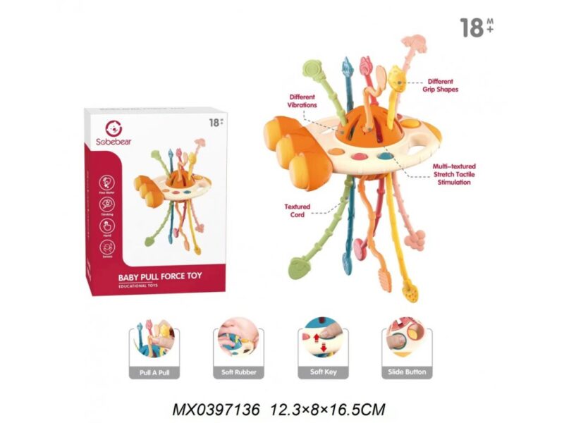 Jucarie motrica bebelusi Ozn Funny Puller