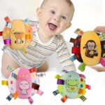 Jucarie senzoriala Mingea cu animalute pentru bebe