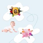 Jucarie senzoriala Mingea cu animalute pentru bebe