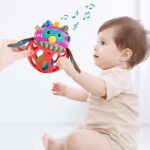 Jucarie senzoriala bebe Mingea zornaitoare animalute