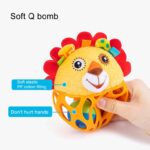 Jucarie senzoriala bebe Mingea zornaitoare animalute