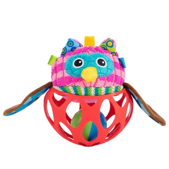 Jucarie senzoriala bebe Mingea zornaitoare animalute
