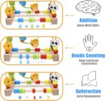 Labirint motric Circuit cu animale Abac cu bile colorate