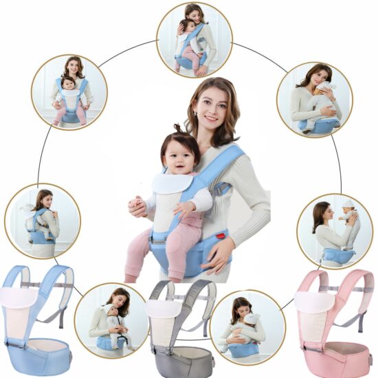 Marsupiu bebe cu scaunel si gluga