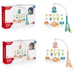 Proiector rotativ bebe Carusel muzical cu zornaitori