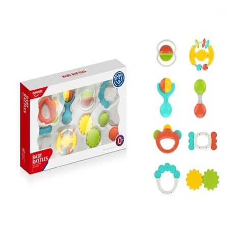 Set 8 Zornaitori bebelusi Jucarii cu diferite texturi