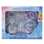 Set Printese Bagheta magica Colier Cercei Inel Coroana