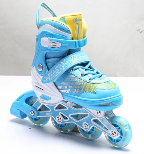 Set Role Reglabile bleu protectii Pozitionarea rotilor 2in1