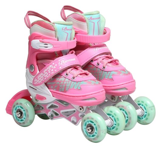 Set Role Reglabile cu protectii Pozitionarea rotilor 2in1