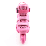 Set Role reglabile Roz casca cotiere genunchiere copii