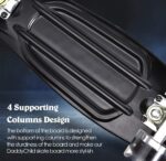 Skateboard Negru copii cu Roti luminoase din silicon