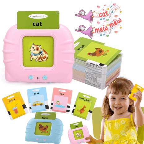 Joc interactiv cititor carduri in limba engleza Kitty Cards reader