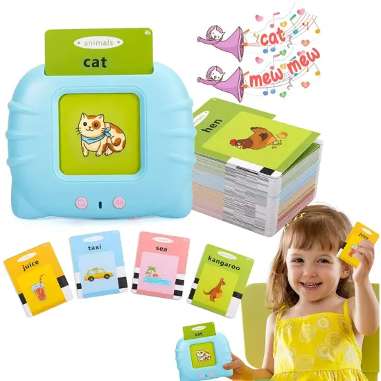 Joc interactiv cititor carduri in limba engleza Kitty Cards reader