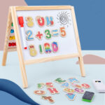 Tablita magnetica Abac cu bile Litere si Cifre cu magnet