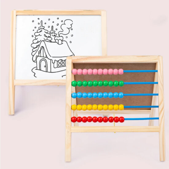 Tablita magnetica Abac cu bile Litere si Cifre cu magnet